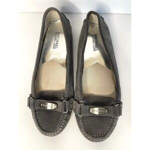 Womens Michael Kor's Driver‎ Slip on loafers Grey Suede 9M